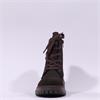 Rieker Laced Biker Boot - Brown Suede